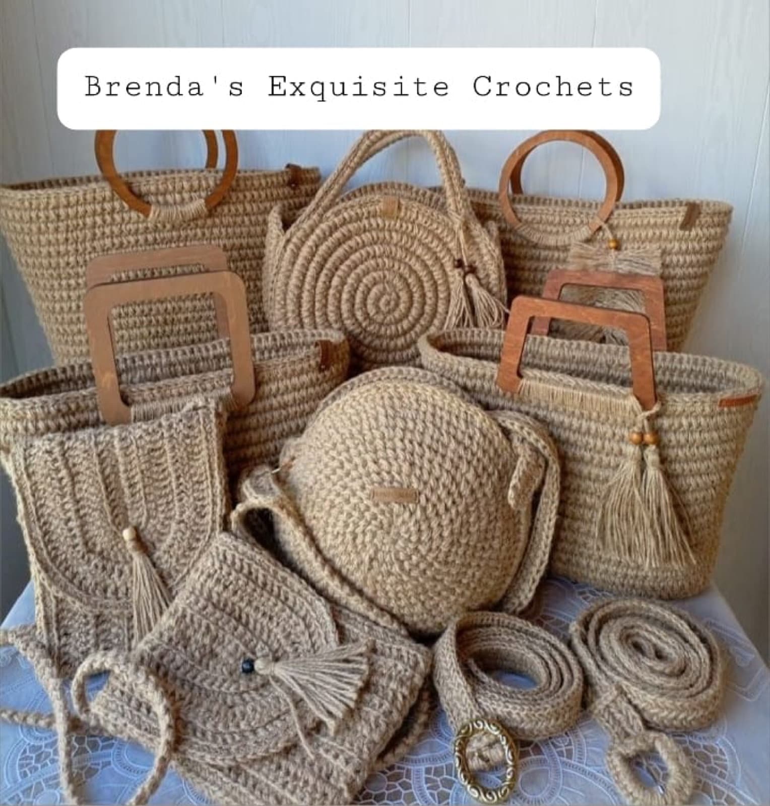 Crocheted basket by Brendas Exquisite Crochets